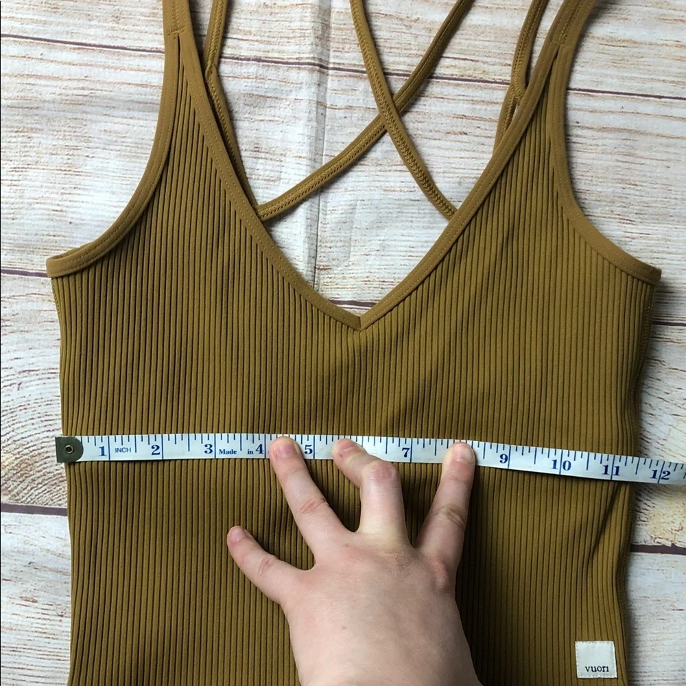 Vuori Brown Ribbed Camisole - Picture 4 of 6